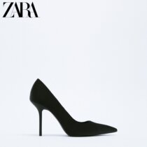 ZARA Spring Summer New Products Women Shoes Black Elegant Temperament Workplace OL Wind Heels 2239810040