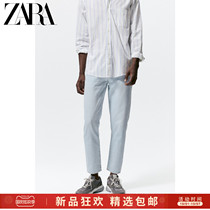 ZARA autumn new men slim fit washed jeans 00647400428