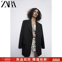 ZARA early autumn new womens shoulder pad long blazer 08411888800