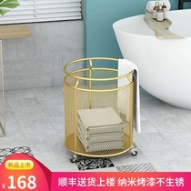 Dirty clothes storage basket dirty clothes basket light luxury ins Wind Storage artifact home laundry basket bucket dirty clothes basket