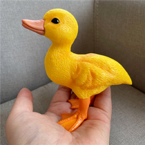 Export quality large duck solid doll animal model ornaments house toy childrens early education cognition