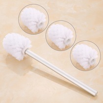 Toilet brush long handle dead angle round head Home toilet brush head replacement head Universal toilet brush creative
