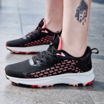 Golf shoes ladies breathable non-slip fixed nail sports shoes golf shoes rubber flat stable sneakers