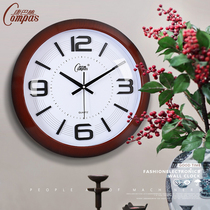 Kangba Silk 20-inch watch living room office mute large round wall clock Simple creative quartz clock