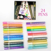 Color acrylic marker drop glue hand-painted graffiti water-based marker 12 colors 24 colors