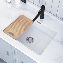 Customizable balcony ceramic wash basin toilet lower basin embedded laundry pool with washboard deepening laundry tank