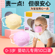 Baby masks 0 to 6 months Baobao 6 to 12 months special for children 1-3 years old mouth and nose mask young children men and women Summer thin