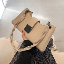 Counter quality advanced foreign style bag bag 2021 new niche texture hand soft leather crossbody shoulder bag