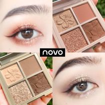 Li Jiaqi recommends four-color eye shadow plate ins Super fire ground color matte glitter Pearl waterproof Net Red Unicorn