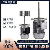 370W220V fan motor Single-phase three-phase long axis oven oven thermal cycle high temperature copper wire Yunchi fan