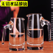 Liquor dispenser glass ribbon with graduated Decanter Wine Wine Wine Wine pot home restaurant use