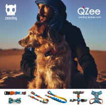 QZee USA zeedog Moroccan pooch neckline butterfly knot small mid large canine chest back traction rope