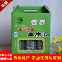 Nanmiao Xiangchun camellia oil tofu milk 300g * 6 bottles gift box appetizing spicy food Jiangxi Yichun specialty