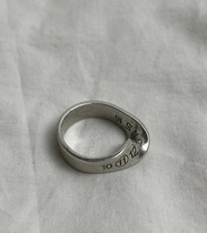 margiela style Mobius ring ring do old margila * ring carved number gender-free jewelry