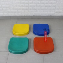 FRP stand chair flat seat stadium outdoor canteen conjoined fast dining table seat row chair seat stool surface