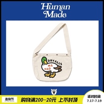 (SPOT)HUMAN MADE PAPERBOY BAG LOVE DUCK CANVAS SHOULDER POSTMAN OBLIQUE CROSS BAG