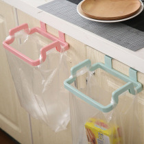 Kitchen can be hung cabinet door garbage rack door back garbage bag storage rack plastic bag rack garbage bin bracket