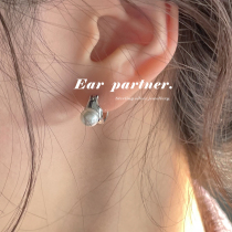 Pearl Ear Nail Woman Pure Silver Ear Needle Advanced Sensation Small Crowddesign Light Lavish Ear Button Earrings Earrings Earrings Earrings Earrings