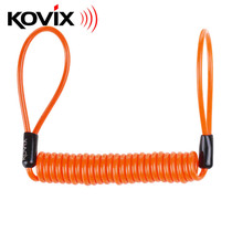 Original KOVIX motorcycle disc brake lock reminder rope electric car bicycle helmet rope telescopic warning rope 1 5 meters