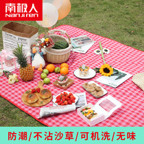 Antarctic picnic mat Picnic cloth outdoor floor mat portable waterproof outing beach mat thickened spring outing moisture mat