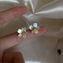 To Fairies Shells Flowers Earrings Without Earrings Ears Clips Mosquito-Repellent Incense Pan Women Fairys delicate ear nail delicate and sweet