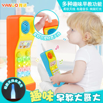 Baby toy mobile phone boy Baby touch screen model Puzzle children simulation music phone Smart child girl