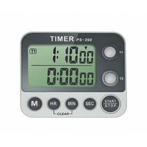 Day-chasing ps-390 dual-channel timer stopwatch timer Meeting timer key volume adjustable can be muted