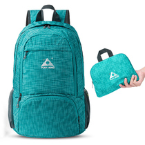  Folding backpack light large capacity lightweight womens shoulder bag fashion travel outdoor sports shoulder mountaineering bag mens super