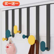 Back door hook Wall hanger Punch-free bedroom door upper back clothes hanger Storage rack Hanger hook