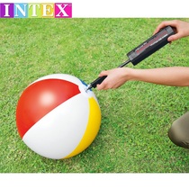 INTEX mini manual inflatable cylinder fast double air pump pump pump pump convenient and practical