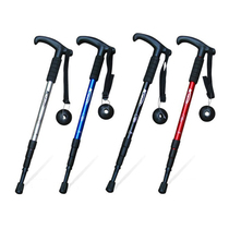 Outdoor hiking poles Ultra-light elderly climbing crutches for the elderly Retractable old peoples supplies canes non-slip crutches