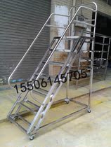 Customized stainless steel climbing carriage 201 stainless steel 304 stainless steel removable cargo lift with brake