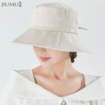 JIUMU (JIUMU) sun hat female fishermans hat summer sun hat anti-ultraviolet Outdoor