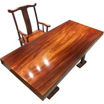 African Okanhua pear Big Board tea table log solid board desk natural whole conference table big class desk desk