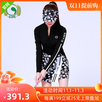 G-LIFE Golf Clothes Womens Long Sleeve Korean Top Autumn and Winter Skirt Set Ball Clothing High-end Womens Clothing