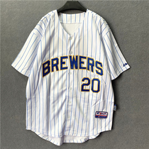 Beauty Street hiphop Stripe Street Dance Hip Hop oversize Plus Size Cardigan Baseball Suit Short Sleeved T Men and Women