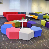 Parent-child training institution kindergarten play area early education center childrens alien creative combination sofa geometry stool