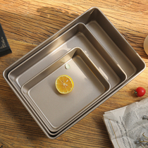 Baking tray oven for household ancient morning cake mold without snowflake crisp nougat cookie roll rectangular bread pan