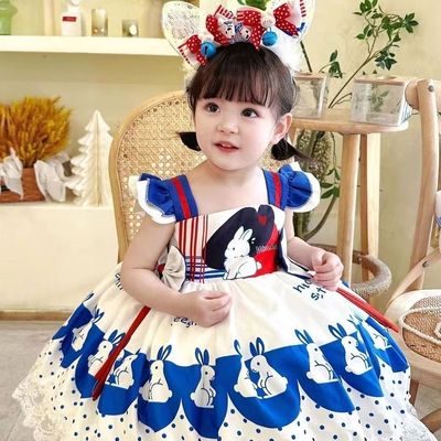 taobao agent Summer children's dress, small princess costume, Lolita style, Birthday gift