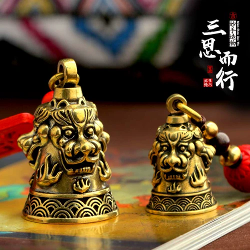 Брелок, медный колокольчик, подвеска