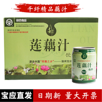  Thousand fiber lotus root juice 24 cans*240ML BEVERAGE whole box fruit and vegetable juice meal replacement vegetable juice Yangzhou Baoying specialty boutique