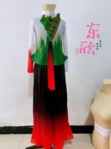 Dance art wood cotton open XI Xiaoho Wind mining less children Dance Costume Stage Clothing Professional customization