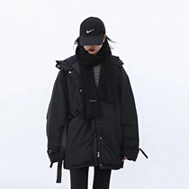 Korean version of loose hooded cotton clothes women autumn and winter New products thick short cotton clothes draw rope bread clothing cotton jacket coat 2021