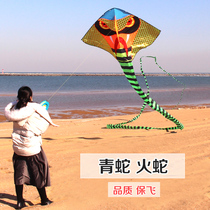 Weifang kite new large high-grade green snake fire snake kite good fly breeze easy to fly adult children beginners