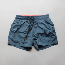 Solid color men Beach pants swimming trunks summer quick-drying loose fitness shorts with lining Joker casual sports three-point pants