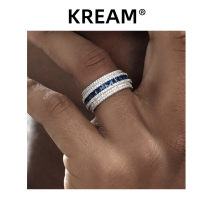 KREAM ice ring full diamond ring hip hop men and women
