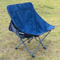 Outdoor folding chair portable ultra-light bench moon chair fishing sitting camping stool with backrest Beach director chair
