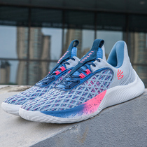 Road Tes Curry 9 Generations Basketball Shoes Blue Pink Real Combat Sneakers curry9 Home Debut Battle Boots Putian Mens Shoes