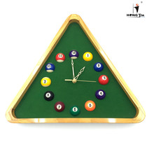 13 inch billiards tripod solid wood clock exquisite electronic clock billiards gift arena hanging wall clock supplies
