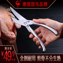 German kitchen utensils chicken bone scissors stainless steel cut meat household cut chicken bone kill fish food scissors multi-cut